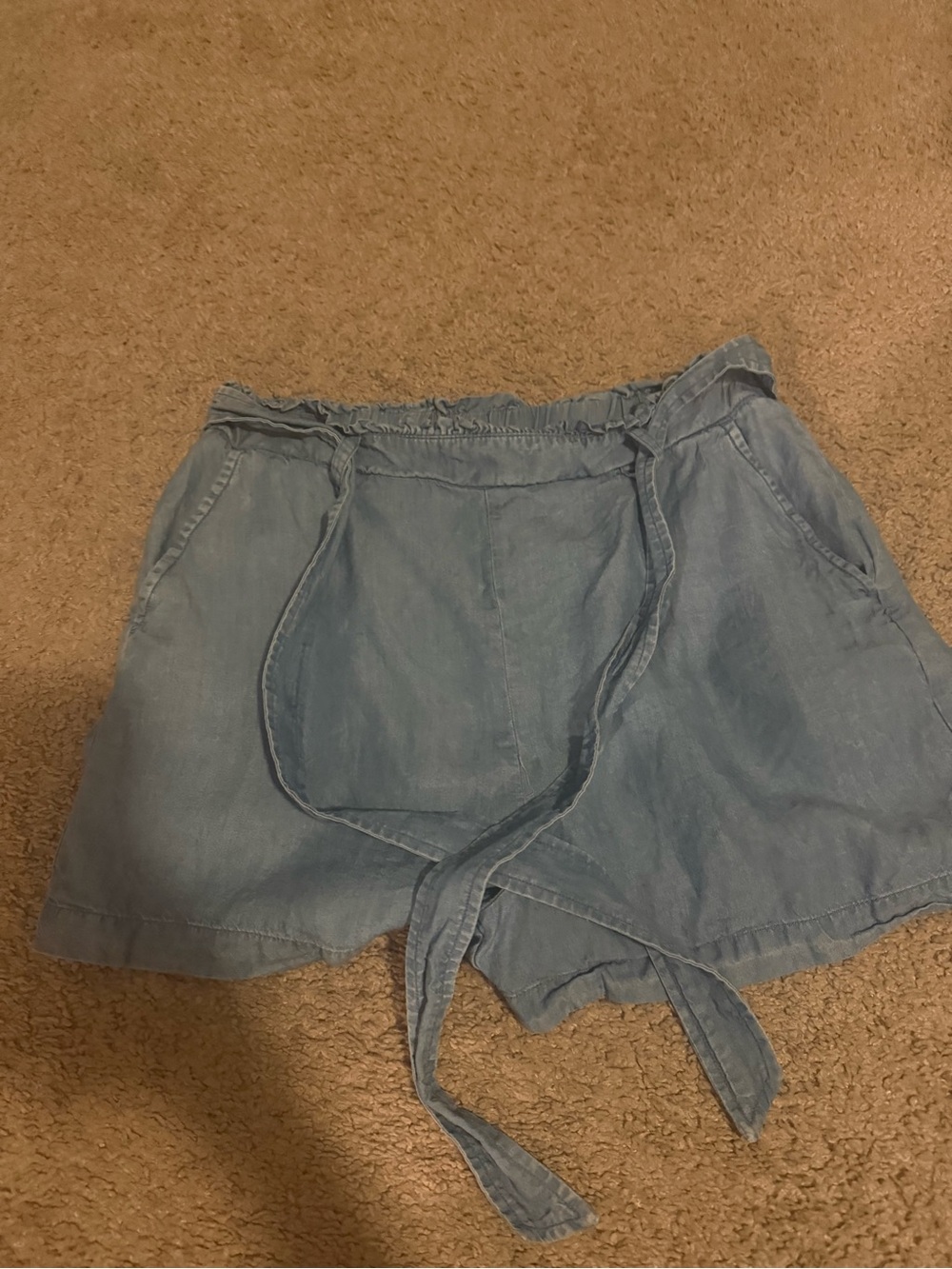 LC Lauren Conrad Light Blue High Waist Shorts